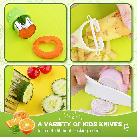 Kivora Cookies 🍪 – Ensemble de cuisine Montessori en silicone pour enfants